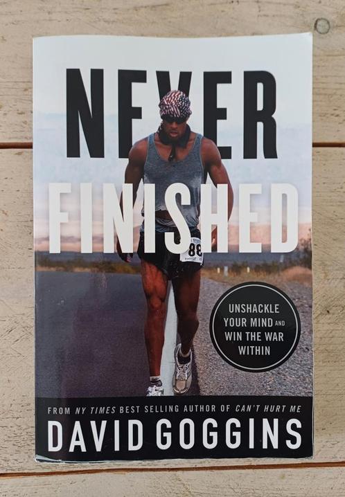 David Goggins - Never finished (Engels), Boeken, Biografieën, Zo goed als nieuw, Ophalen of Verzenden