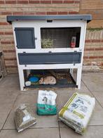 Ferplast Grand Lodge 120 incl dwergkonijntje overcompleet, Dieren en Toebehoren, Knaagdieren en Konijnen | Hokken en Kooien, Ophalen