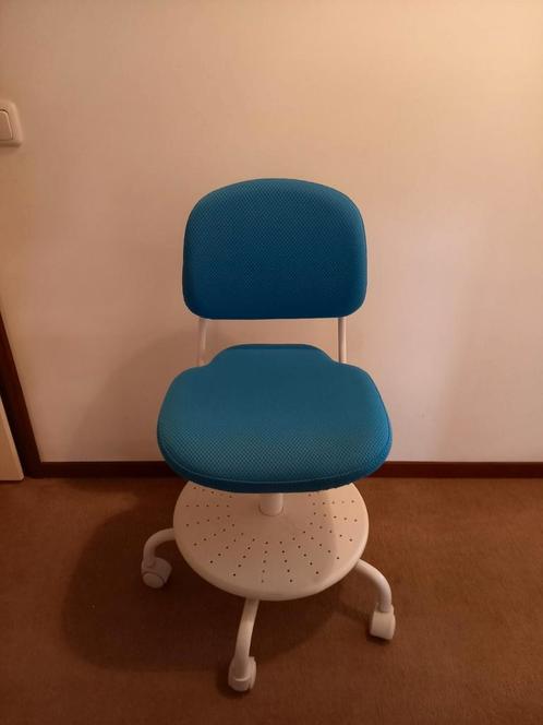 Ikea Vimund bureaustoel kind als nieuw!, Huis en Inrichting, Bureaustoelen, Zo goed als nieuw, Bureaustoel, Blauw, Ergonomisch