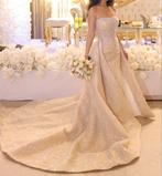 Prachtige Verlovingsjurk, Kleding | Dames, Ophalen of Verzenden, Zo goed als nieuw, Beige, Trouwjurk