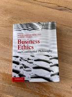 Business Ethics and Continental Philosophy, Ophalen of Verzenden, Zo goed als nieuw, WO