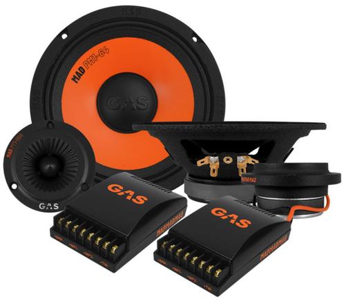 Gas Audio POWER MAD PK1-64 6.5''/ 16.5 cm Composet Speakers, Auto diversen, Autospeakers, Nieuw, Ophalen of Verzenden