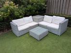 Tectake Loungeset met Opbergruimte, Ophalen, 4 zitplaatsen, Gebruikt, Loungeset