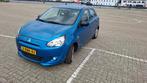 Mitsubishi Space Star 1.0 MPI 52KW 2014 Blauw, Auto's, Mitsubishi, Voorwielaandrijving, Stof, Zwart, Blauw