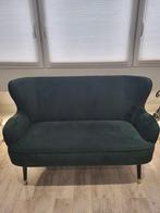 2 zits bankje groen, Huis en Inrichting, Ophalen, Minder dan 75 cm, Tweepersoons, Zo goed als nieuw