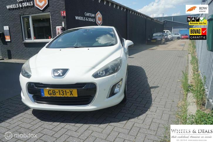 Peugeot 308 CC 1.6 THP Roland Garros, Auto's, Peugeot, Bedrijf, Te koop, ABS, Airbags, Airconditioning, Alarm, Bluetooth, Bochtverlichting