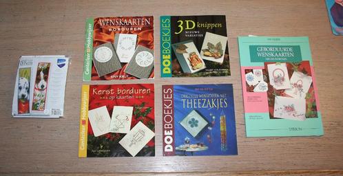 Hobby boekjes borduren en 3d knipwerk, Boeken, Hobby en Vrije tijd, Gelezen, Overige onderwerpen, Geschikt voor kinderen, Ophalen of Verzenden