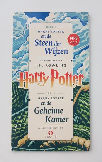 MP3 CD Luisterboek: Harry Potter deel 1 + 2 - J.K. Rowling beschikbaar voor biedingen