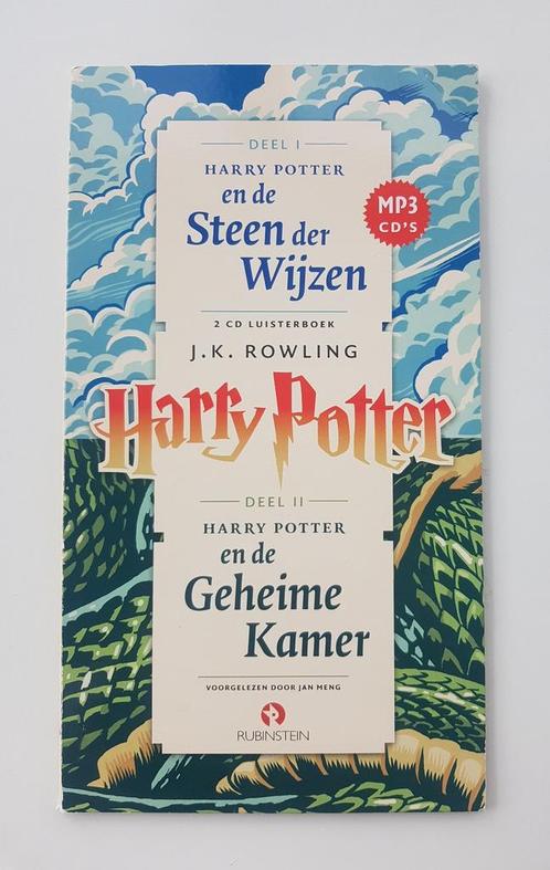 MP3 CD Luisterboek: Harry Potter deel 1 + 2 - J.K. Rowling, Boeken, Luisterboeken, Cd, Ophalen of Verzenden