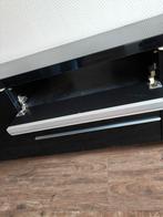 Moderne zwarte woonkamerset tv-meubel & salontafel, Ophalen, Minder dan 50 cm, Zo goed als nieuw, Minder dan 100 cm
