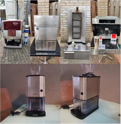 Horeca apparatuur, 2xKoffiemachine, Grill, Ijsblokjesmachine, Zakelijke goederen, Horeca | Keukenapparatuur, Fornuis, Frituur en Grillen