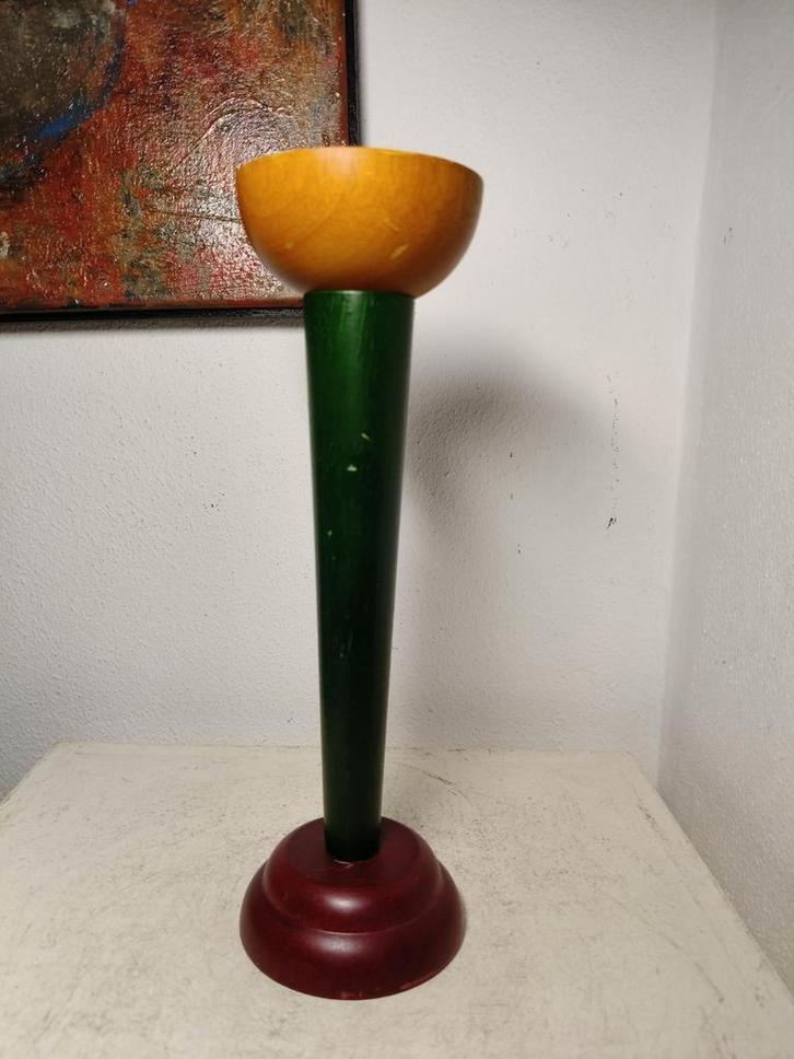 2836 vintage design Ikea Monokel Kandelaar - Memphis Stijl, Huis en Inrichting, Woonaccessoires | Kandelaars en Kaarsen, Gebruikt