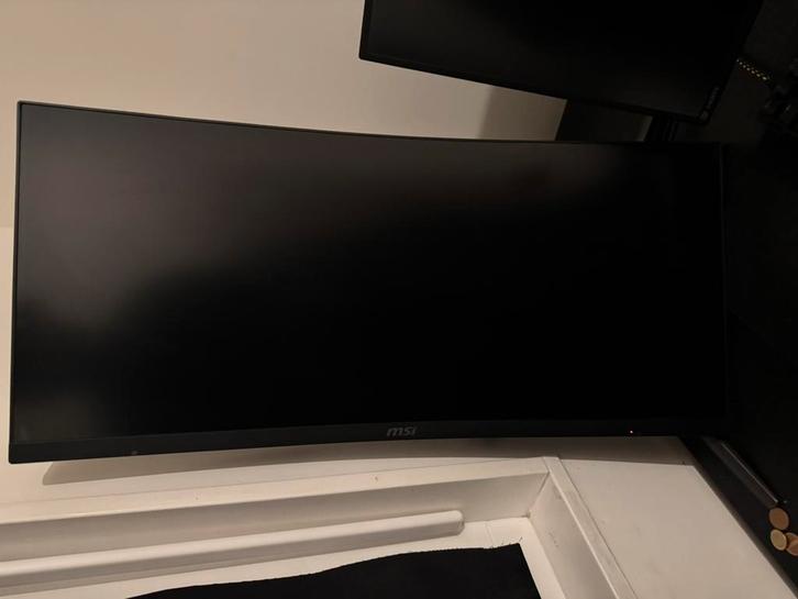 MSI 29inch MAG301CR2, Computers en Software, Monitoren, Gebruikt, 101 t/m 150 Hz, Gaming, Curved, Ultrawide, In hoogte verstelbaar