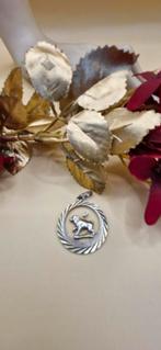 Zilveren Sterrenbeeld Leeuw Hanger, Gebruikt, Verzenden, Zilver, Dier