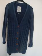 Lange blauw McGREGOR vest met ingebreide kabels. Maat XL., Kleding | Dames, Truien en Vesten, McGregor, Blauw, Maat 46/48 (XL) of groter