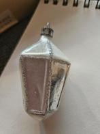 Vintage  lantaarn glazen kerstornament, Ophalen of Verzenden, Gebruikt