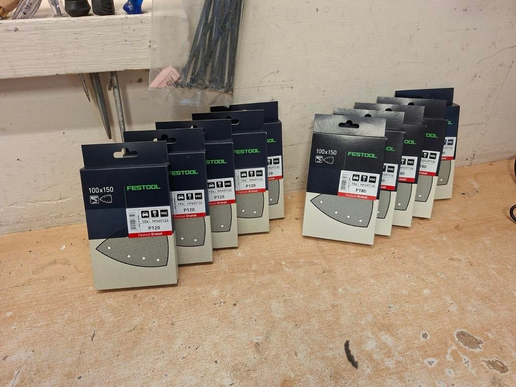 Nieuw  Festool schuurpapier P180 en P120 weg is weg!!, Ophalen of Verzenden, Nieuw