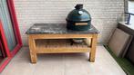Big Green Egg Large compleet met luxe buitenkeuken, Tuin en Terras, Ophalen, Zo goed als nieuw, Houtskool, Big Green Egg (origineel)