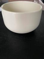 Nieuwe bloempot creme wit, Tuin en Terras, Bloempotten, Rond, Ophalen of Verzenden, Zo goed als nieuw, Aardewerk