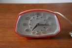 Vintage Oranje Wekker van Metamec, Huis en Inrichting, Woonaccessoires | Klokken, Ophalen, Gebruikt, Analoog, Wekker of Tafelklok