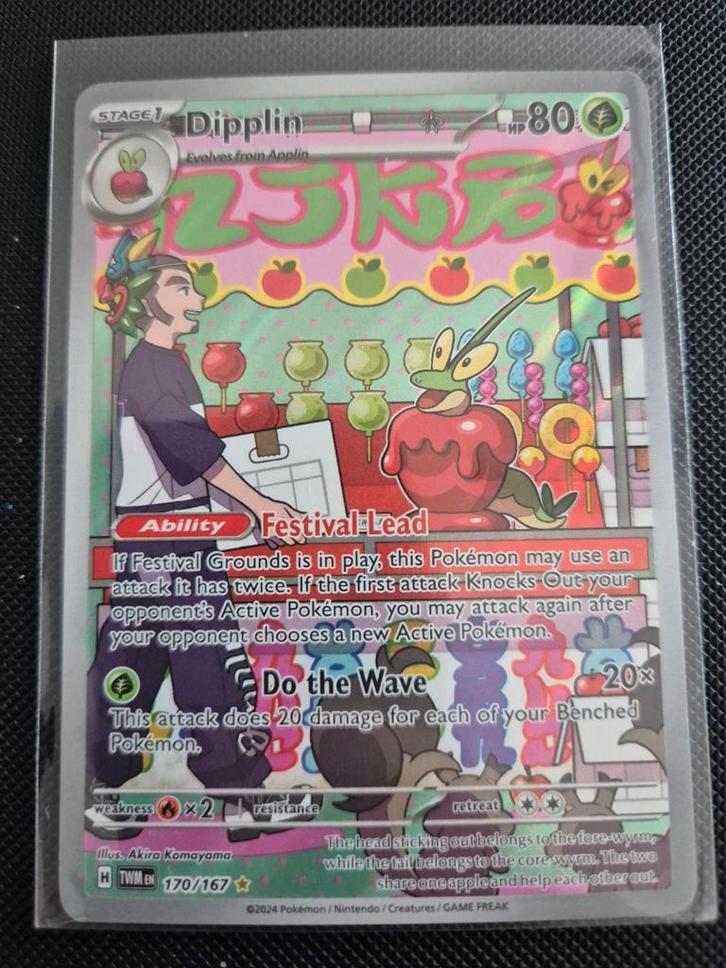 170 Dipplin Twilight Pokemon TCG, Hobby en Vrije tijd, Verzamelkaartspellen | Pokémon, Zo goed als nieuw, Ophalen of Verzenden