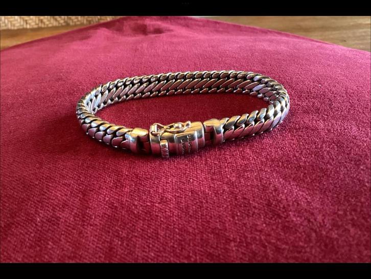 Buddha to buddha armband “ Ben XS” zo goed als nieuw, Sieraden, Tassen en Uiterlijk, Armbanden, Zo goed als nieuw, Zilver, Ophalen of Verzenden