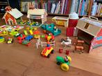 Vintage Fisher Price camper, boerderij en scholen, Ophalen of Verzenden, Gebruikt