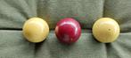 biljartballen 3 stuk, 54 mm, Ophalen of Verzenden, Gebruikt, Keu of Ballen