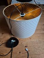 Lampenkap plafondlamp, Huis en Inrichting, Lampen | Lampenkappen, Ophalen, Gebruikt, Wit, Rond