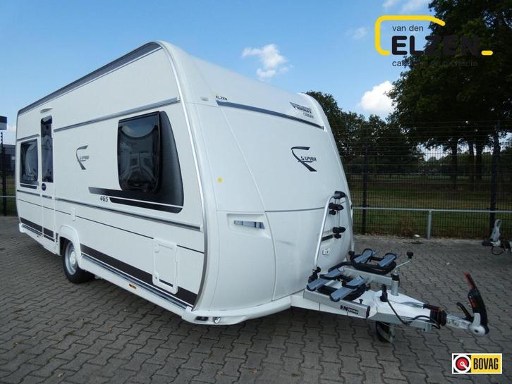 Fendt Saphir 465 SFB Mover, voortent, fietsdr., Caravans en Kamperen, Caravans, Bedrijf, tot en met 4, 1250 - 1500 kg, Rondzit