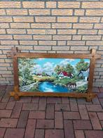 Gebreide schilderij 1m groot, Ophalen of Verzenden