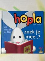 Hopla - zoek je mee? - Flapjesboek, Boeken, Ophalen of Verzenden, Zo goed als nieuw, Uitklap-, Voel- of Ontdekboek