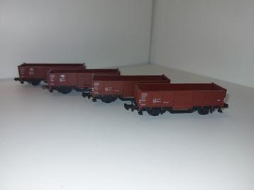 4 Hoge bordwagens DB beschikbaar voor biedingen