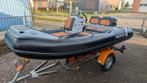 Unieke combinatie Rib Highfield sport 360 met rvs aanhanger., Overige merken, Aluminium, Ophalen of Verzenden, Zo goed als nieuw