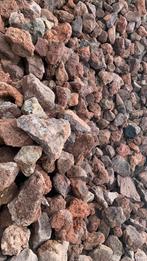 Lava Brokken rood 10-20 cm grote voorraad, Tuin en Terras, Grind, Keien en Split, Bruin, Overige typen, Nieuw, Ophalen of Verzenden