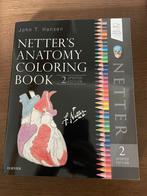 Netter’s anatomy coloring book, Ophalen of Verzenden, Zo goed als nieuw, Alpha