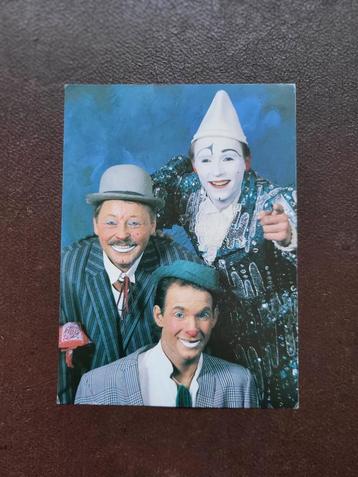 CIRCUS / ARTIESTENKAART LOS GINOS , CLOWNS. beschikbaar voor biedingen