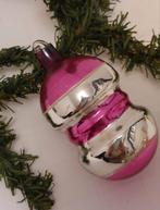 Oude Antieke AJEKO kerstbal fuchsia, Verzenden, Gebruikt