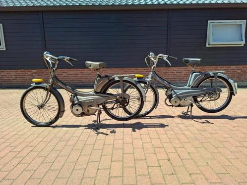 2x Mobylette set oldtimer bromfiets brommer 25km EEG Moby AV, Fietsen en Brommers, Brommers | Overige merken, Gebruikt, Maximaal 25 km/u