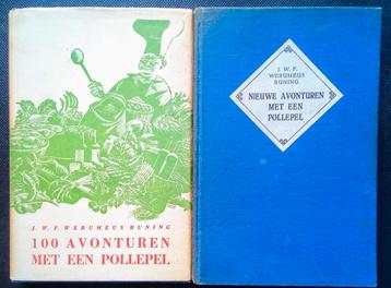 2 Vintage kookboeken van Werumeus Buning (1939-40) beschikbaar voor biedingen