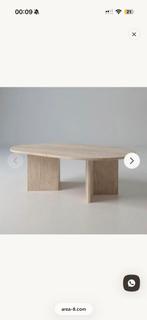 Travertin Salontafel Valor, 100 tot 150 cm, Zo goed als nieuw, Minder dan 50 cm, Rechthoekig