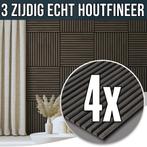 Akoestische Wand Panelen - 4 Stuks - 60x60 - Echt Houtfineer, Nieuw, Ophalen of Verzenden, Office@optimal-group.nl, Kerkweg