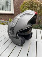 Caberg Droid Zilver Maat L - Zo goed als nieuw!, Motoren, Systeemhelm, Heren, Ophalen of Verzenden, L