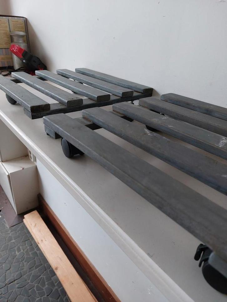 Planten Trolley - Verrijdbare Onderzetter, Tuin en Terras, Bloembakken en Plantenbakken, Gebruikt, Metaal, Binnen, Balkon, Tuin