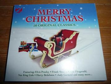 CD Various Artists - Merry Christmas 50 original classics beschikbaar voor biedingen