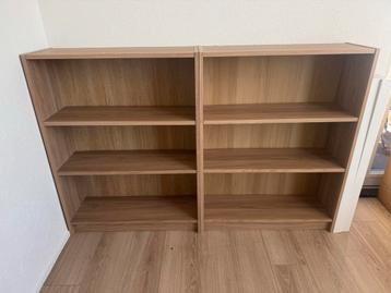 2 IKEA Billy boekenkasten - oak - voor een prikkie! - afbeelding 2
