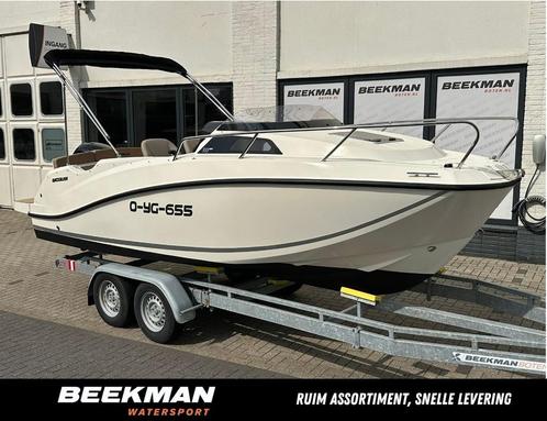 QUICKSILVER 555 Cabin met Mercury 80 PK / Jong Gebruikt!, Watersport en Boten, Vis- en Consoleboten, Gebruikt, 70 pk of meer, 3 tot 6 meter