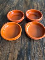 4 terracotta tapas schaaltjes, Huis en Inrichting, Keuken | Servies, Ophalen of Verzenden, Overige stijlen, Aardewerk, Schaal of Schalen