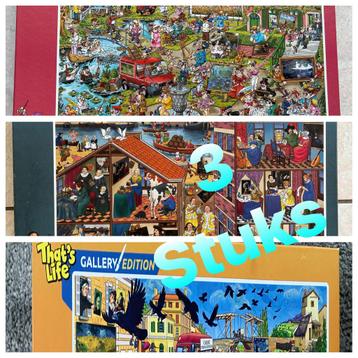That’s life drie puzzels Vermeer/Van Gogh/Monet beschikbaar voor biedingen