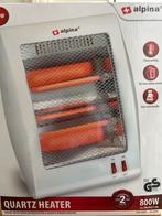 Alpina Quartz Heater - 800W - Nieuw, Huis en Inrichting, Kachels, Overige soorten, Elektrisch, Nieuw, Ophalen of Verzenden
